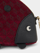 Anya Hindmarch Ladybird Cross Body in Raspberry