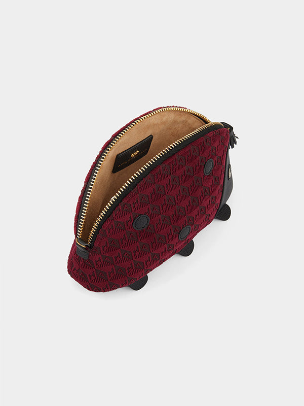 Anya Hindmarch Ladybird Cross Body in Raspberry