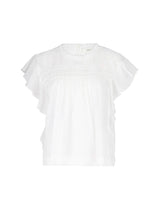 ISABEL MARANT Etoile Layona Top in White