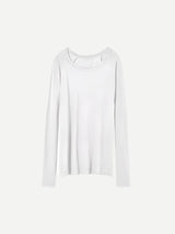 Nili Lotan Long Sleeve T-Shirt in White