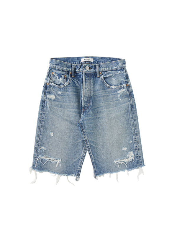 Moussy Vintage MV Trosper Bermuda Shorts in Light Blue