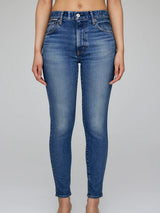 Moussy Vintage MV Rhett Skinny-Hi in Dark Blue