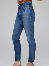 Moussy Vintage MV Rhett Skinny-Hi in Dark Blue