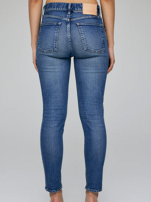 Moussy Vintage MV Rhett Skinny-Hi in Dark Blue