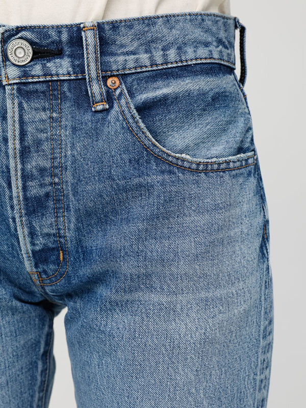 Moussy Vintage MV Sunnyland Straight in Blue