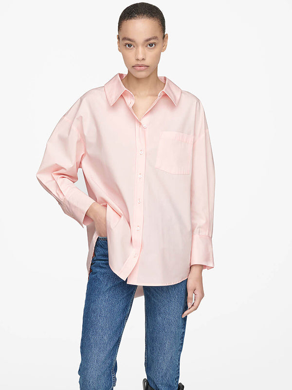 Anine Bing Mika Shirt in Pink