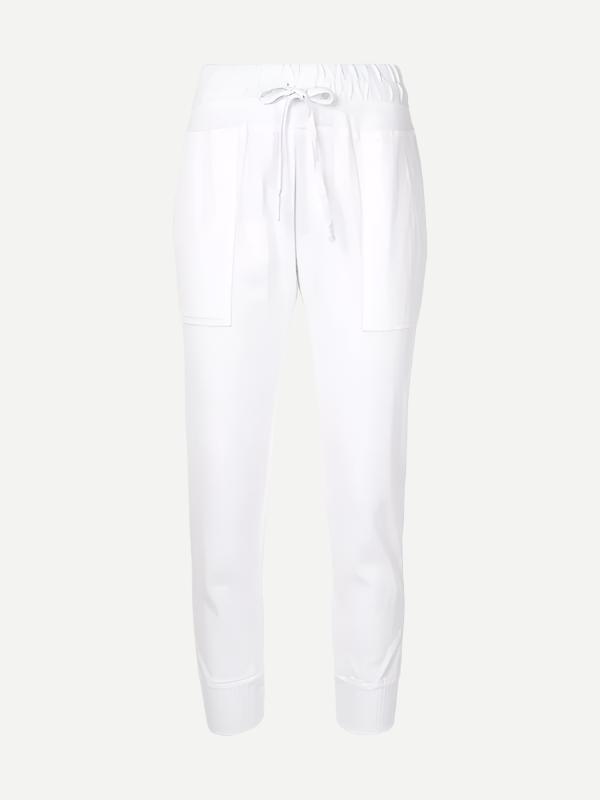 James Perse Mixed Media Pant in White