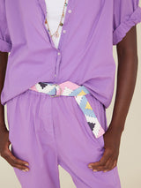 Xirena Monterey Chevron Belt in Pastel Chevron