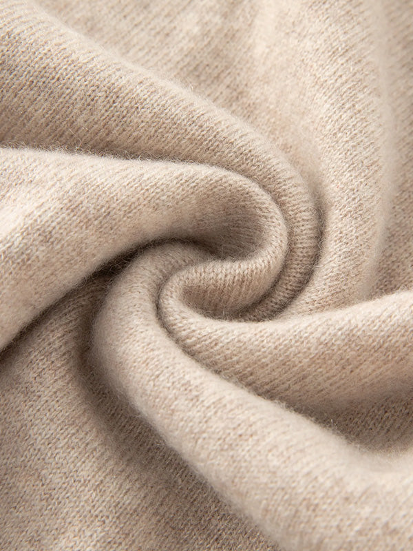 Aleger Cashmere N.05 Cashmere Oversized Cardigan in Champagne