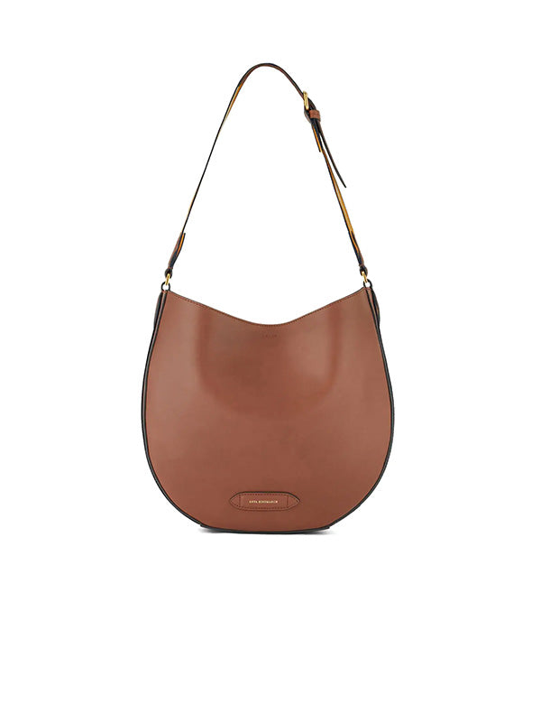 Anya Hindmarch Nastro Hobo in Tan Polished Leather