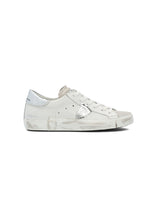 Philippe Model PRSX Low in Blanc Argent