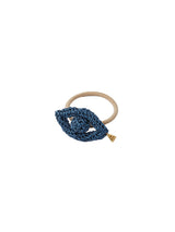 Lucy Folk Phoenician Eyes Hair Tie - Midnight
