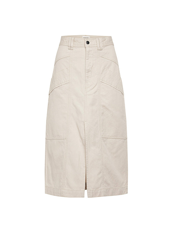Isabel Marant Etoile Prime Skirt in Chalk