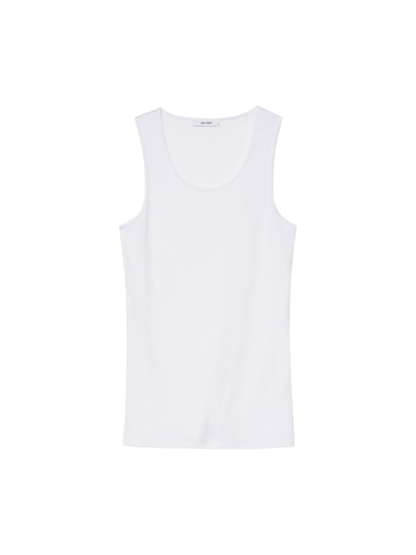 Jac + Jack Song Tank in White