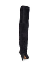 Isabel Marant Riria Thigh Boots in Faded Black