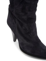 Isabel Marant Riria Thigh Boots in Faded Black