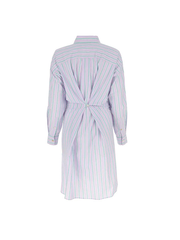 Isabel Marant Seen Dress in Green/Lilac