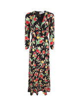 Rixo Selma Dress in Fontainhas Floral Black