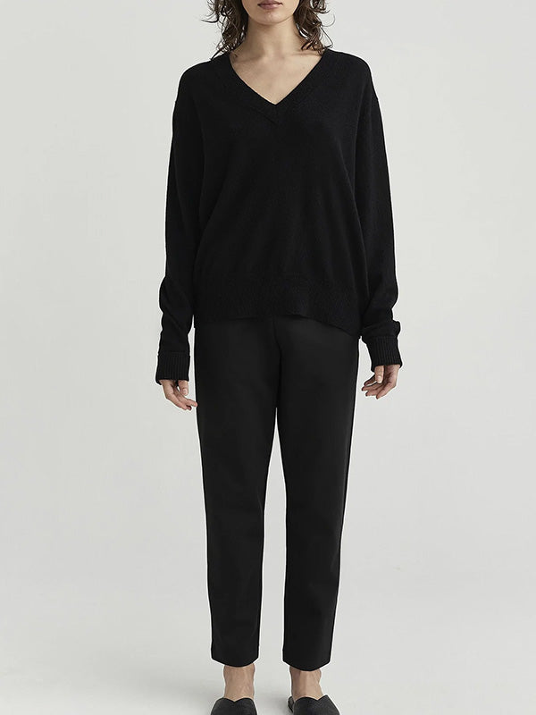 Jac + Jack Sharpo Sweater in Black