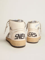 Golden Goose Sky Star in White & Silver Glitter