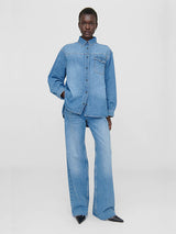 Anine Bing Sloan Shirt in Panama Blue