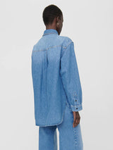Anine Bing Sloan Shirt in Panama Blue