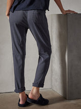 James Perse Soft Drape Utility Pant in Blue Oil