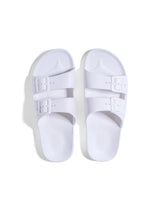 Freedom Moses Solid Slides In White