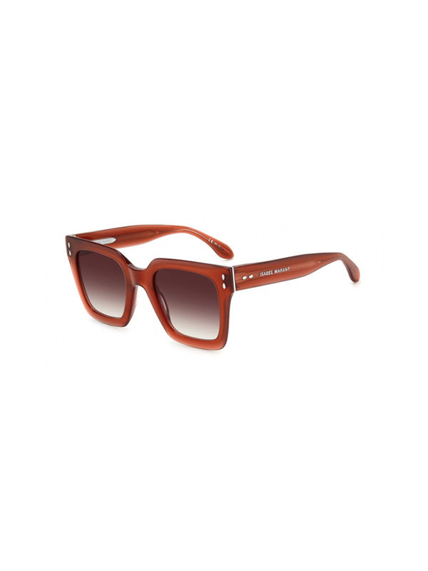 Isabel Marant Steffy Square Sunglasses in Red