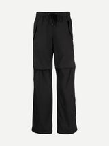 James Perse Stretch Poplin Wide Leg Pant In Black