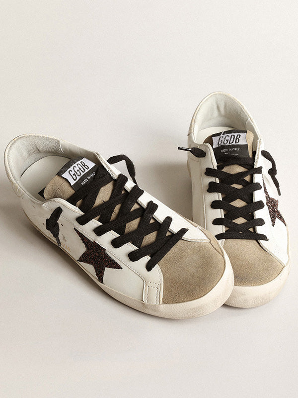Super-star in Cocco Glitter & Printed Ivory