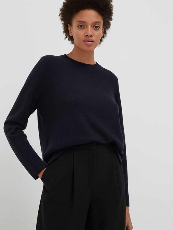 Chinti and Parker The Boxy Jumper in Navy