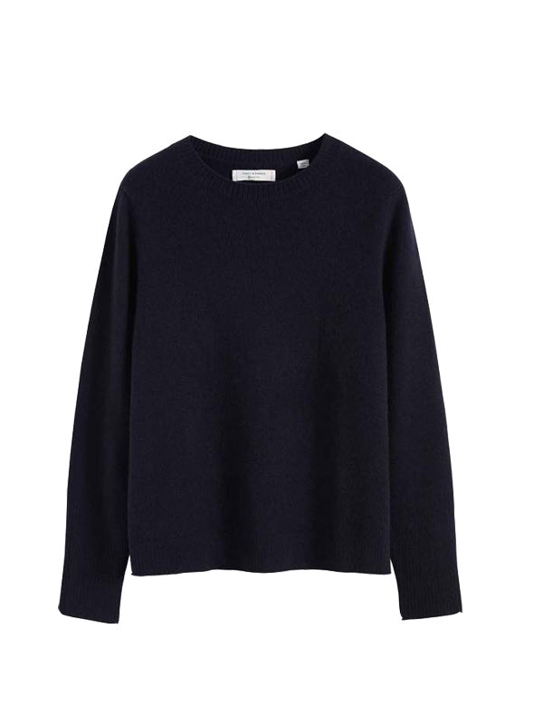 Chinti and Parker The Boxy Jumper in Navy