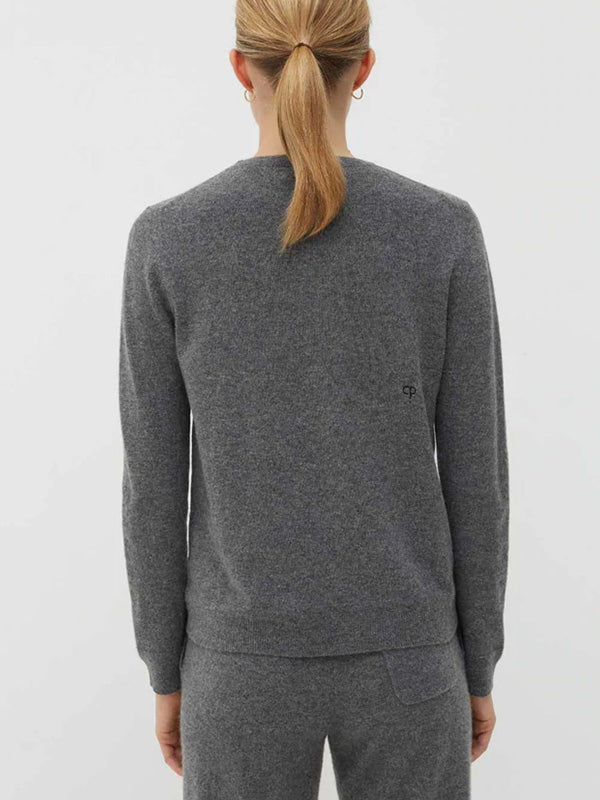 Chinti and Parker The Crew Classic Fit Sweater in Grey