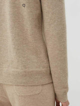 Chinti and Parker Crew Classic Fit Sweater in Oatmeal