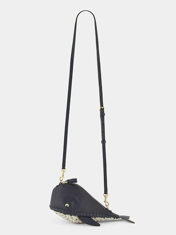 Anya Hindmarch The Neeson Cross Body Whale in Marine 