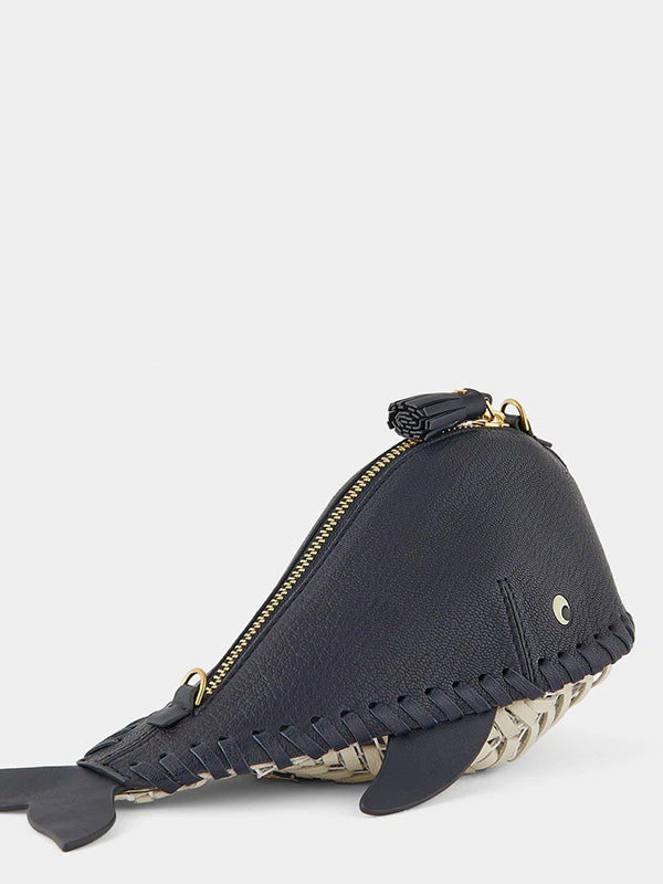 Anya Hindmarch The Neeson Cross Body Whale in Marine