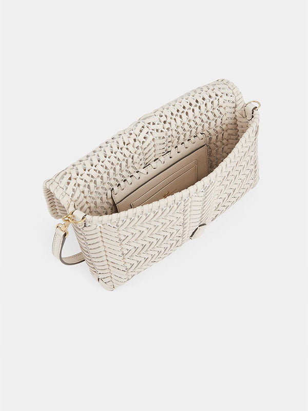 Anya Hindmarch The Neeson Cross Body in Chalk Shiny Capra