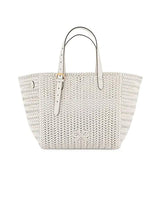 Anya Hindmarch The Neeson Square Tote in Chalk