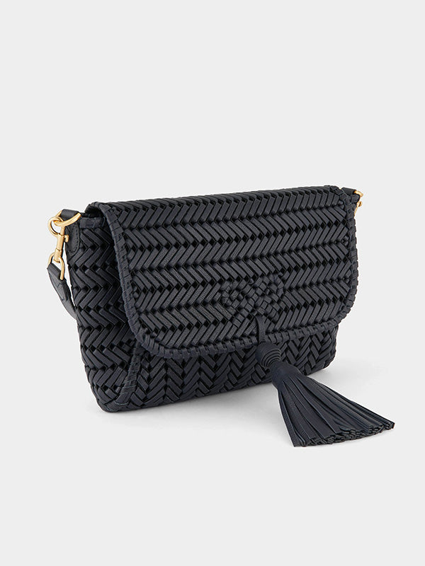 Anya Hindmarch The Neeson Tassel Shoulder Bag in Marine