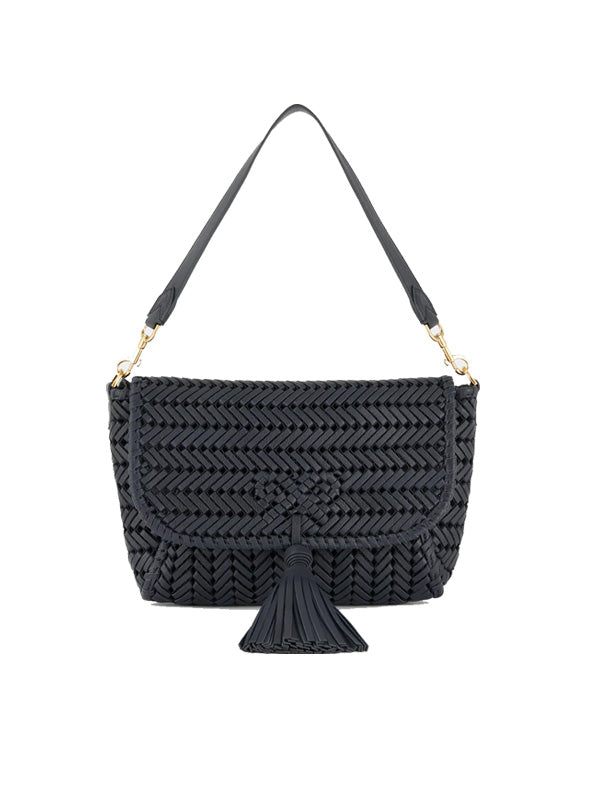 Anya Hindmarch The Neeson Tassel Shoulder Bag in Marine