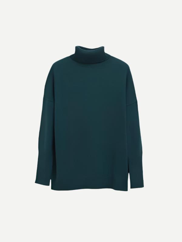 Chinti and Parker The Relaxed Polo in Bottle Green