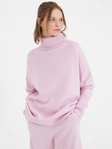 Chinti and Parker The Relaxed Polo in Soft Pink