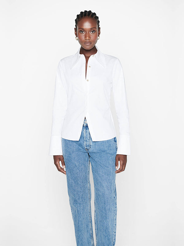 Anine Bing Tiffany Shirt in White