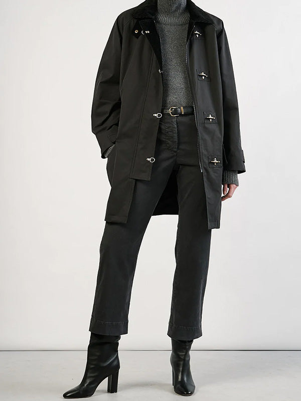 Nili Lotan Tomboy Pant in Carbon