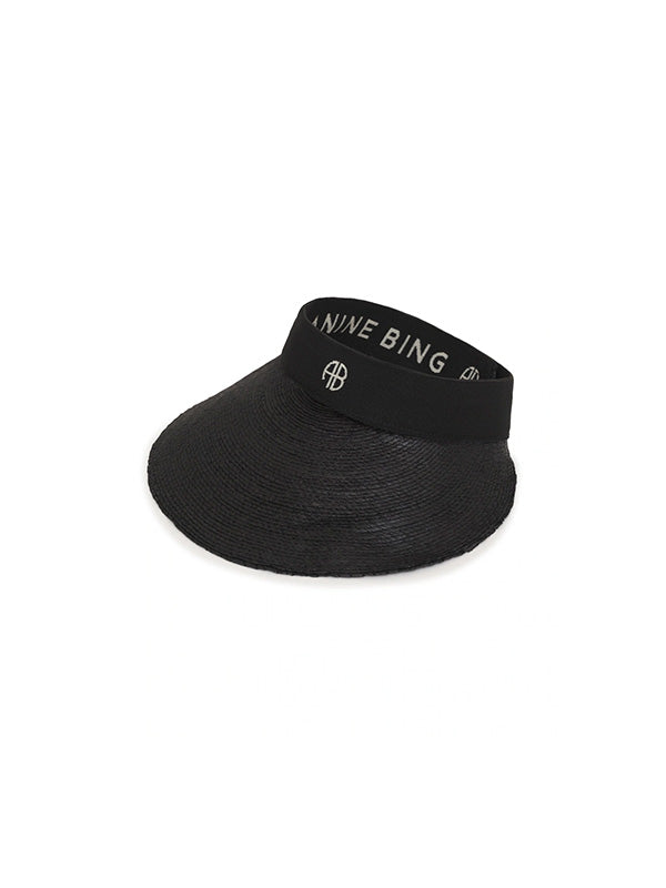 Anine Bing Venus Visor in Black