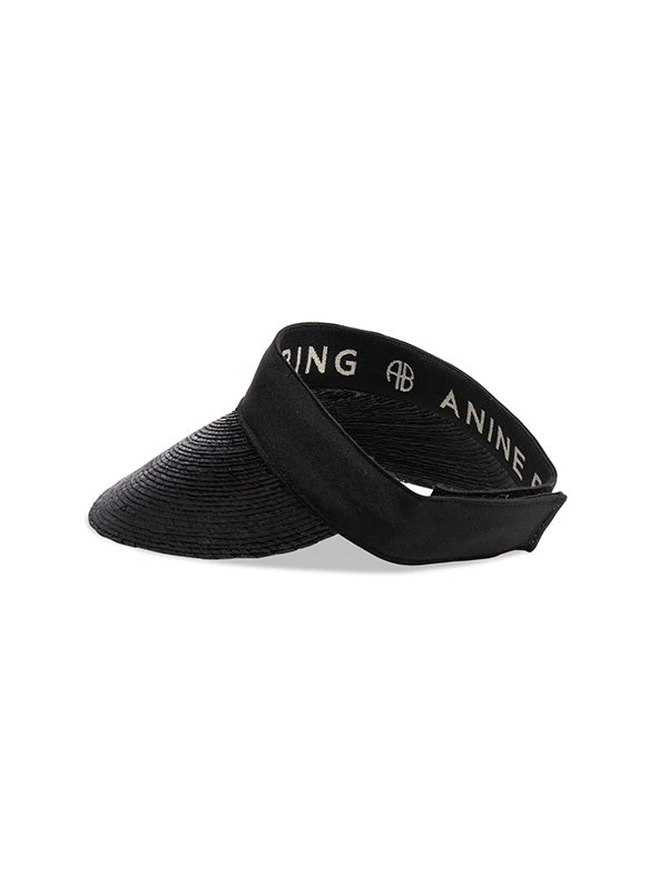 Anine Bing Venus Visor in Black