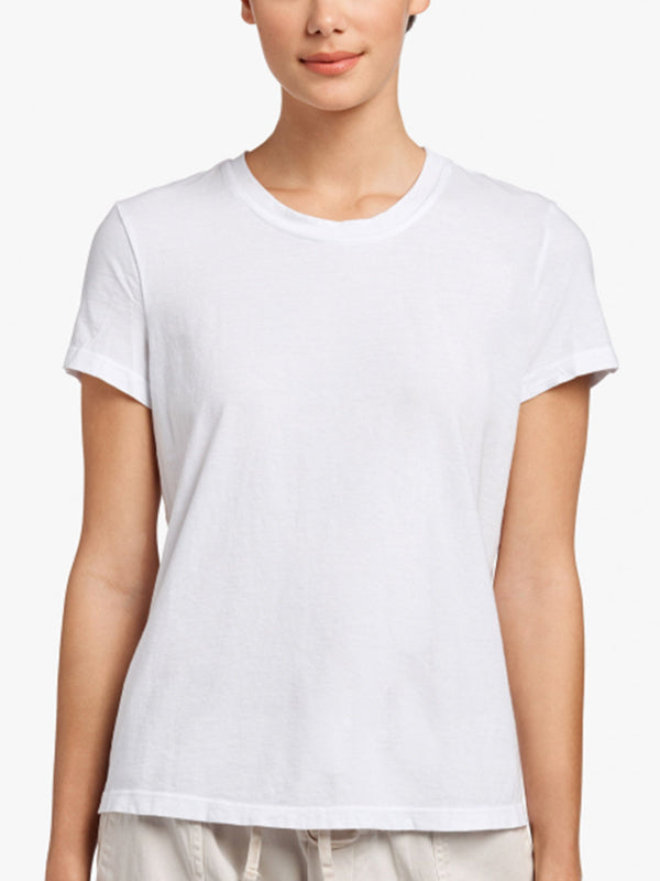 James Perse Vintage Little Boy Tee in White