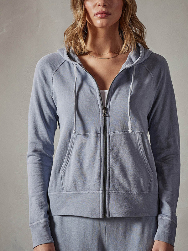 James perse vintage fleece hoodie top