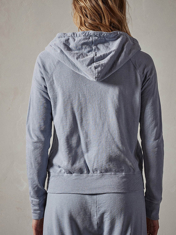 James Perse Vintage Hoodie in Aura Pigment